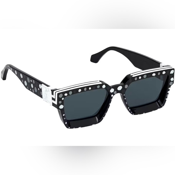 Yayoi Kusama Accessories - Louis Vuitton x Yayoi Kusama Millionaire Sunglasses Black White Polka Dots
